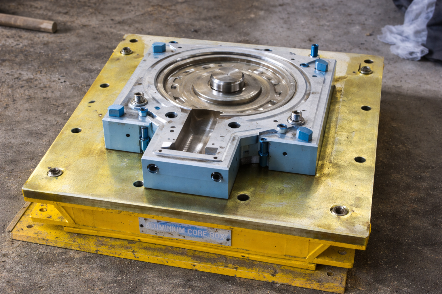 Pump casing core box